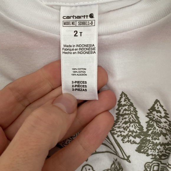 Never worn Carhartt overall set - Picture 6 of 7